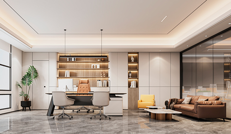 广东景城户外照明办公室装修设计