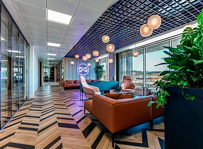 对未来办公场景有思索的办公室装修设计空间是怎样的——Domestic & General