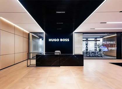 融入现代美感付与优雅的现代庖公室装修设计空间是怎样的——HUGO BOSS